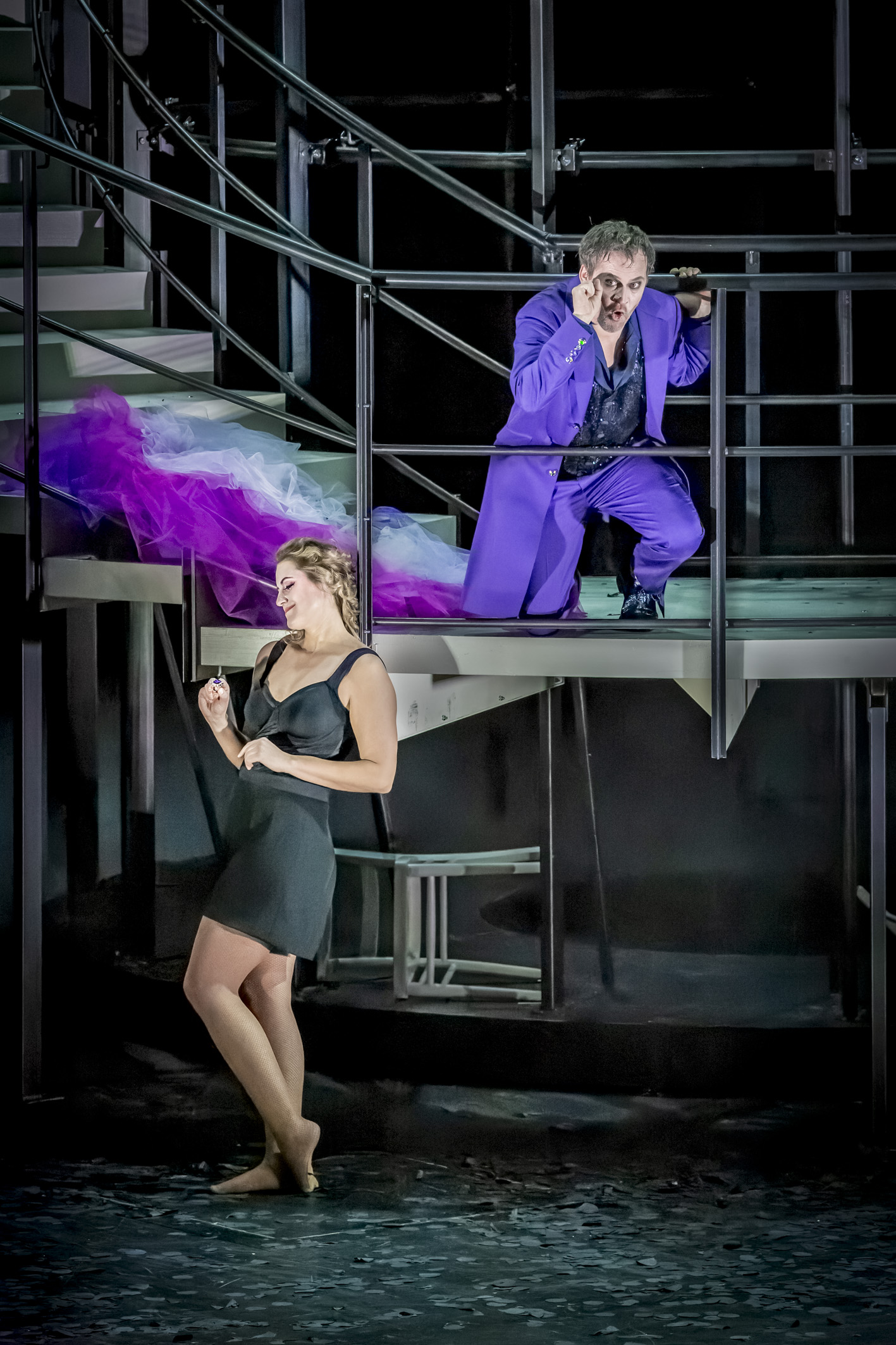 Jacquelyn Wagner (Salome), Florian Stern (Herodes)