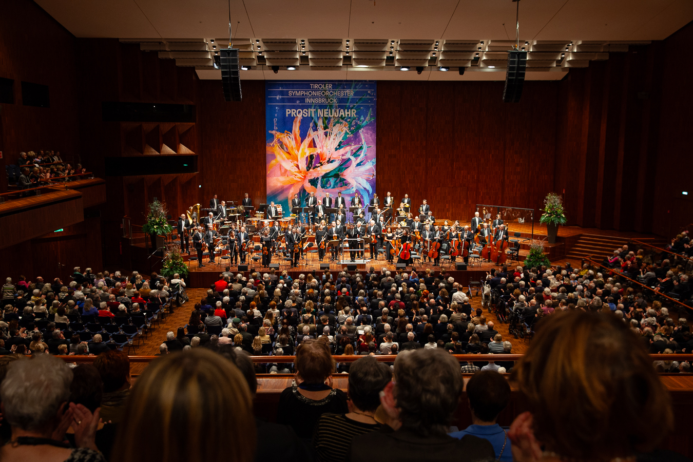 Das Tiroler Symphonieorchester Innsbruck lud zum traditionellen Neujahrskonzert.