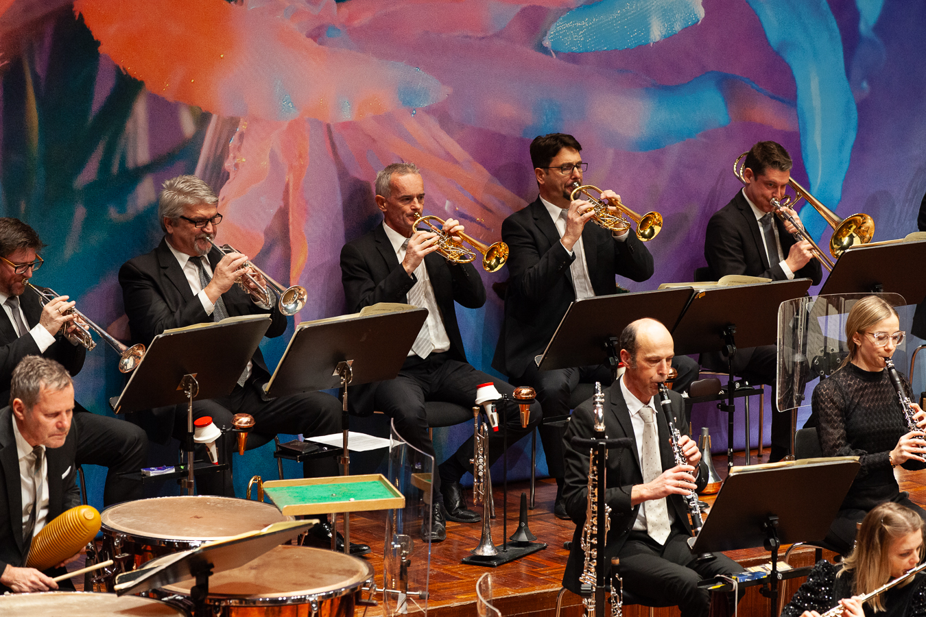 Mit Pauken und Trompeten: die Bläser des Tiroler Symphonieorchesters Innsbruck