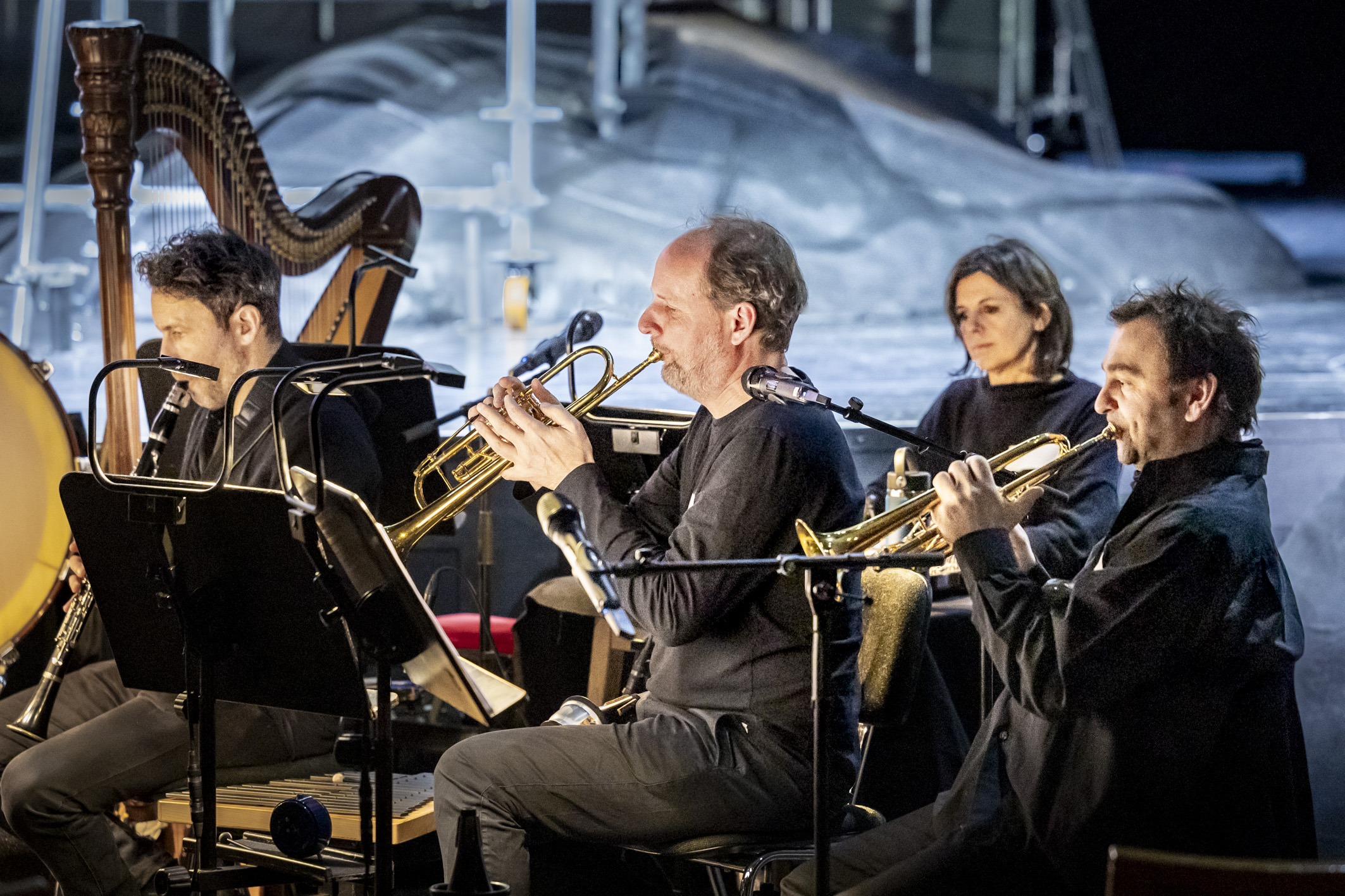 „Musicbanda Franui“: Romed Hopfgartner, Andreas Schett, Angelika Rainer, Markus Rainer © Birgit Gufler