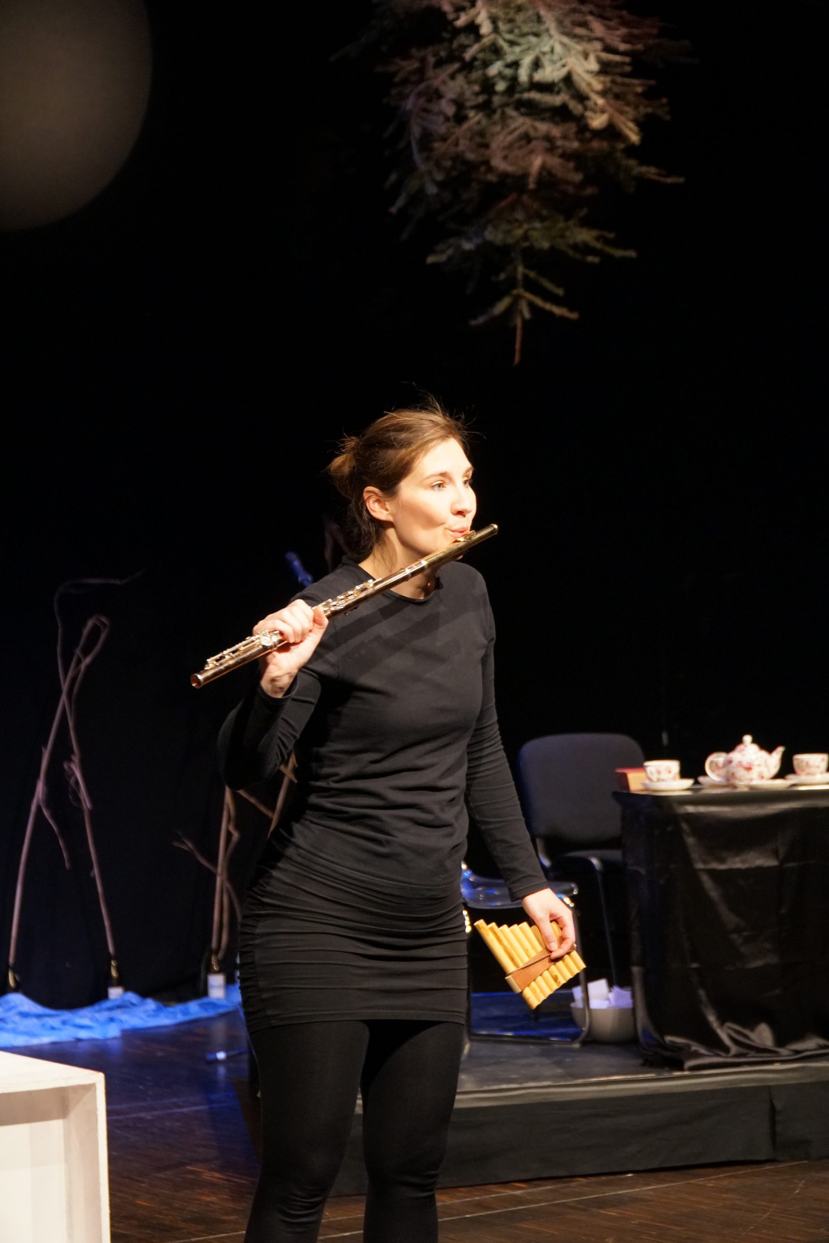 Sascha Rathey, von Beruf Flötistin am Tiroler Landestheater. Foto: Thomas Nußbaumer