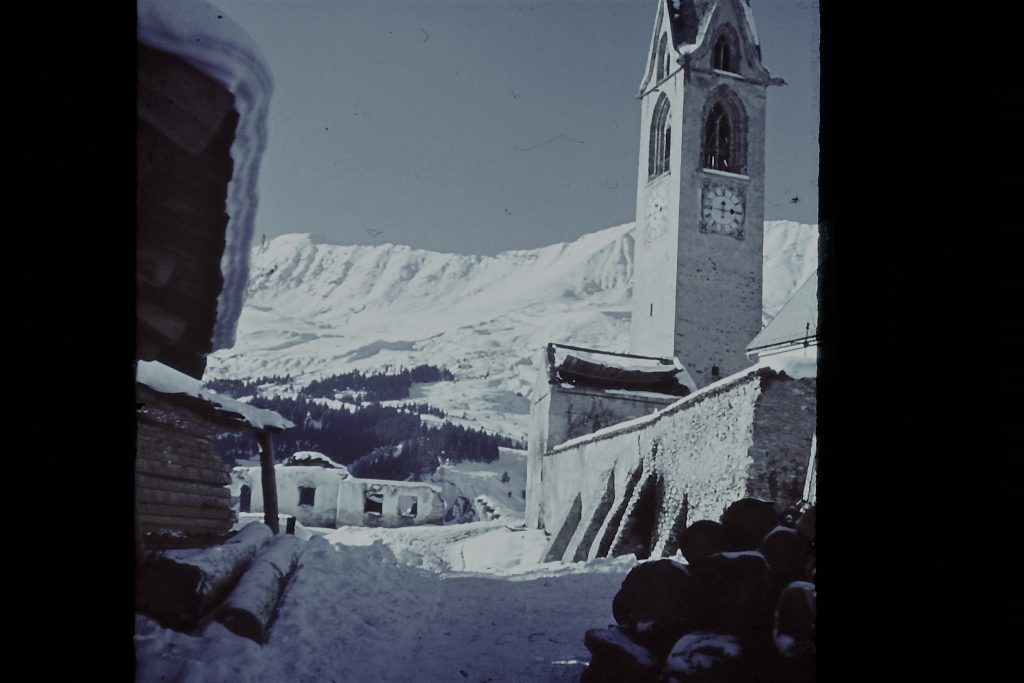 Serfaus März 1942 nach dem Großbrand